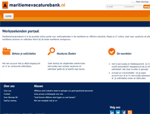 Tablet Screenshot of profile.maritiemevacaturebank.nl