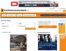 Tablet Screenshot of maritiemevacaturebank.nl